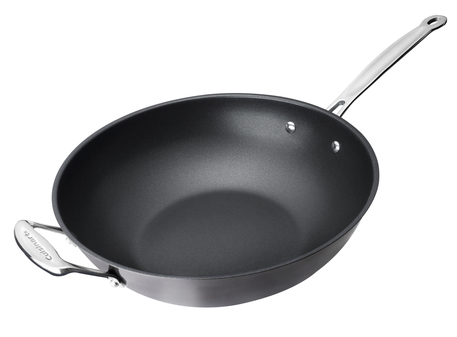 12" NON-STICK WOK WITH HELPER HANDLE-MG